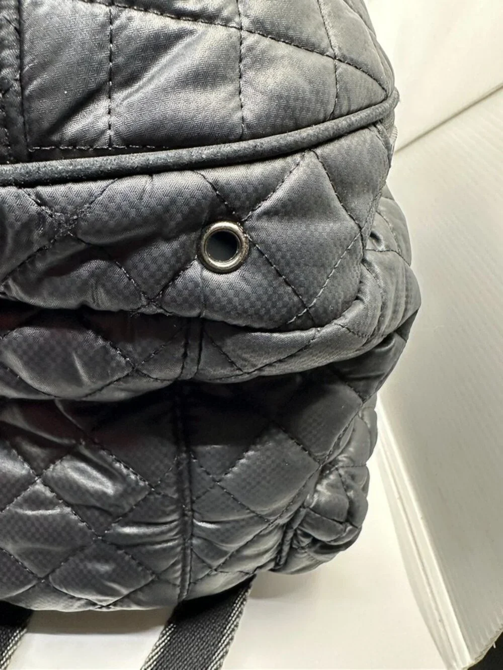 Oliver Thomas Kaden Quilted Black Backpack